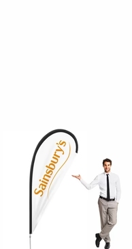 teardrop flags, signgear, shop signs, signage, stockport, greater manchester, north west, printing, vinyl printing