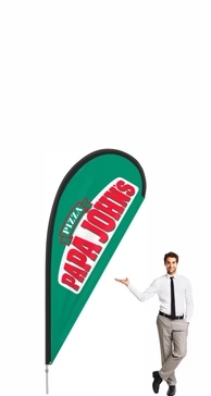 teardrop flags, signgear, shop signs, signage, stockport, greater manchester, north west, printing, vinyl printing