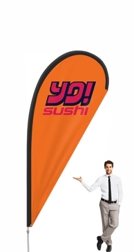 teardrop flags, signgear, shop signs, signage, stockport, manchester, north west, printing, vinyl printing